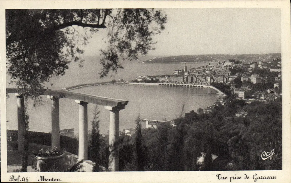 Menton — Ansicht von Garavan — C.P. (C.P. 94) - Vorderseite