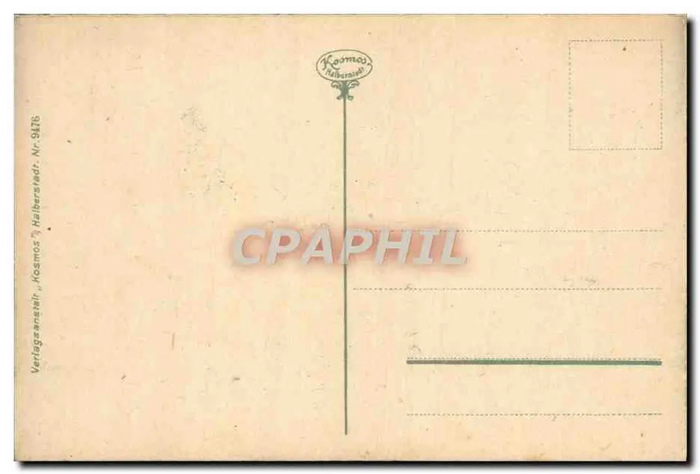 Frankfurt am Main. Teatro Schauspielhaus — editor Kosmos, Halberstadt, n° 9476 - Verso