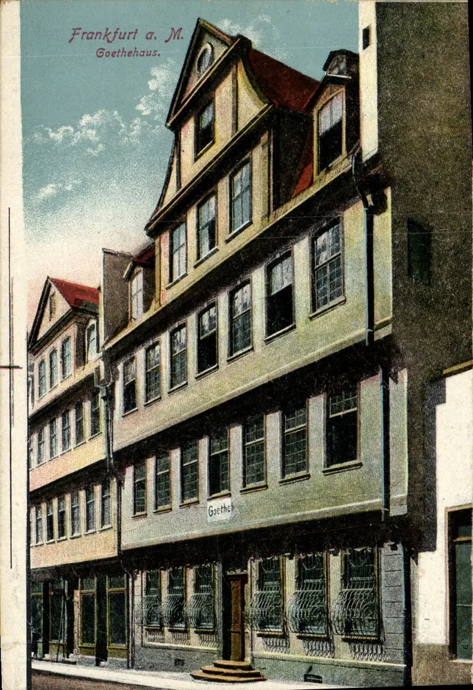 Frankfurt a. M. — Goethehaus — editore Koomos, Halle (Saale), n° 9468 - Recto