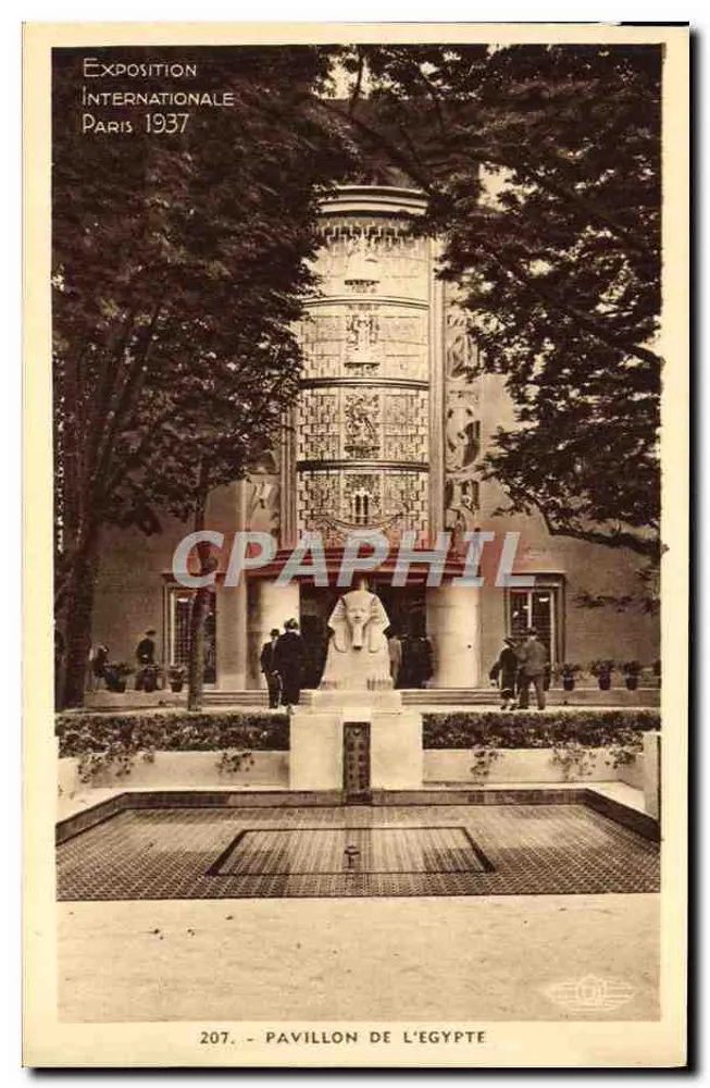 Pavillon Ägyptens — Internationale Ausstellung Paris 1937 — 207 - Vorderseite
