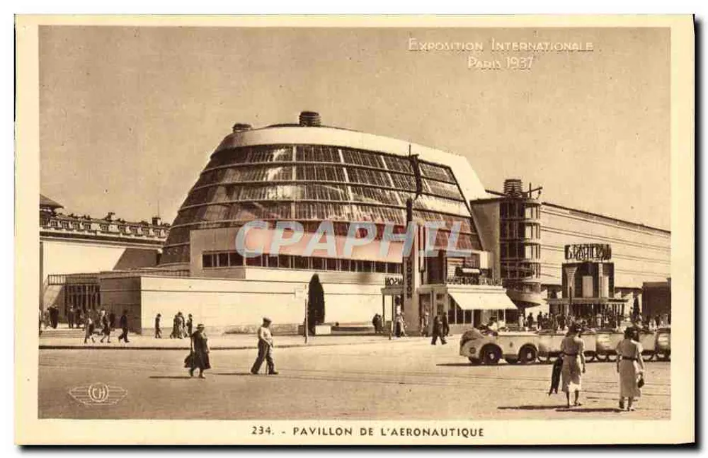 Pavillon der Luftfahrt — Internationale Ausstellung Paris 1937 — H. CHIPAUBONNAIRE - Vorderseite