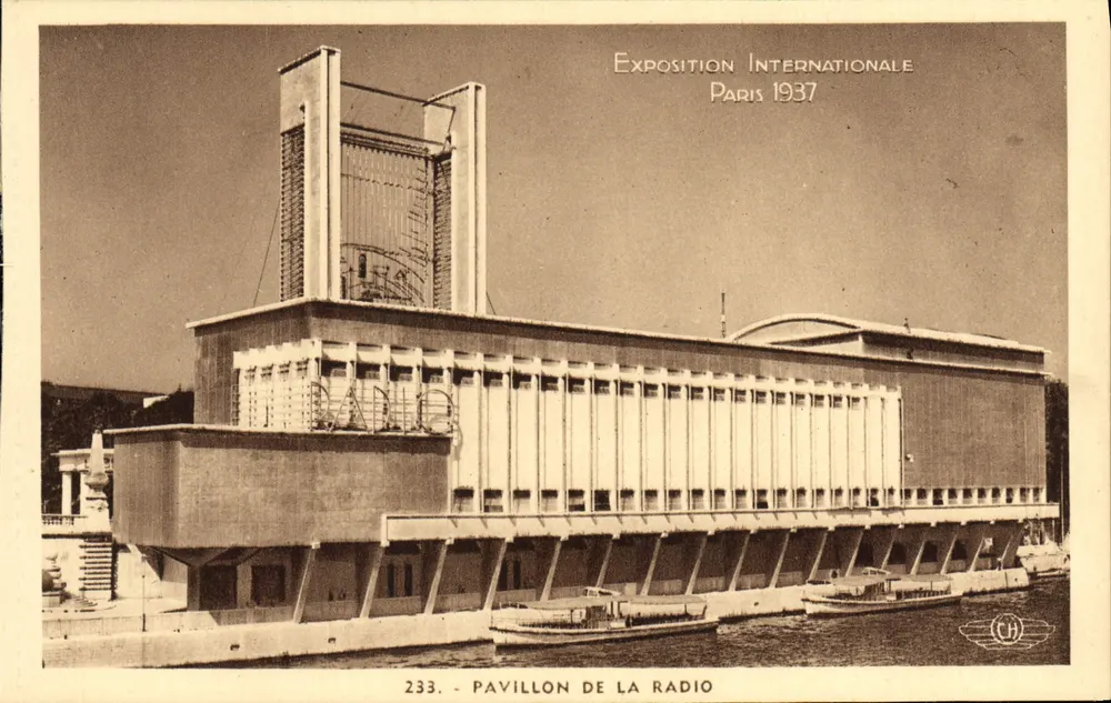 Radiopavillon — Internationale Ausstellung Paris 1937 — H. CHIPAUDA, Boulogne-sur-Seine - Vorderseite