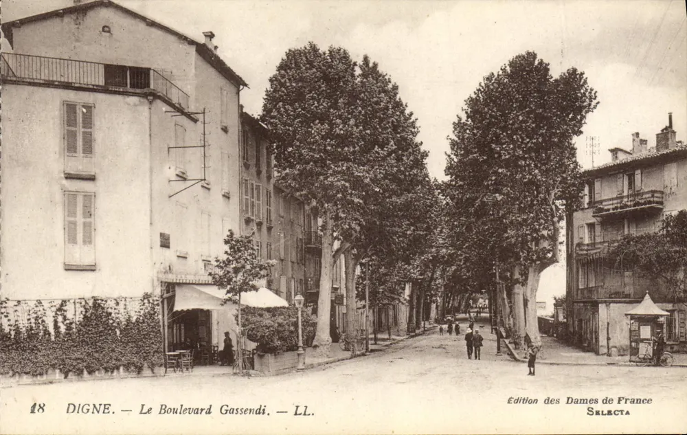 Digne — O Boulevard Gassendi — Edição das Damas da França SELECTA - Frente