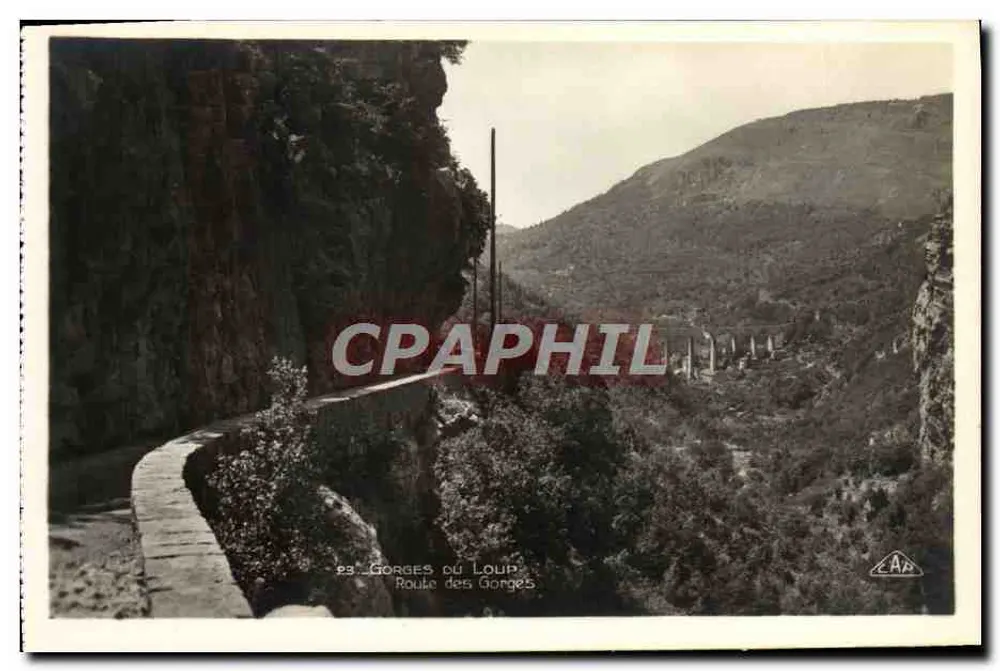 Gorges do Loup — Estrada das Gorges — Editor C. Cavalier - Frente