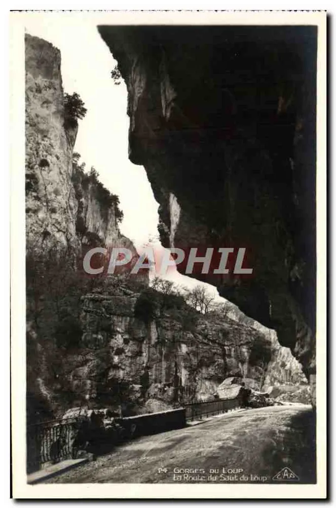 Gorges du Loup — Der Weg des Wolfswasserfalls — Verlag C. Cavalier, Nr. 24 - Vorderseite