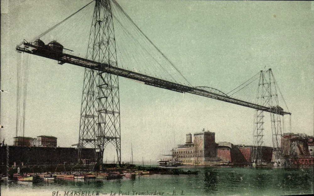 Marselha — O Ponte Transbordadora — E. L. n°91 - Frente