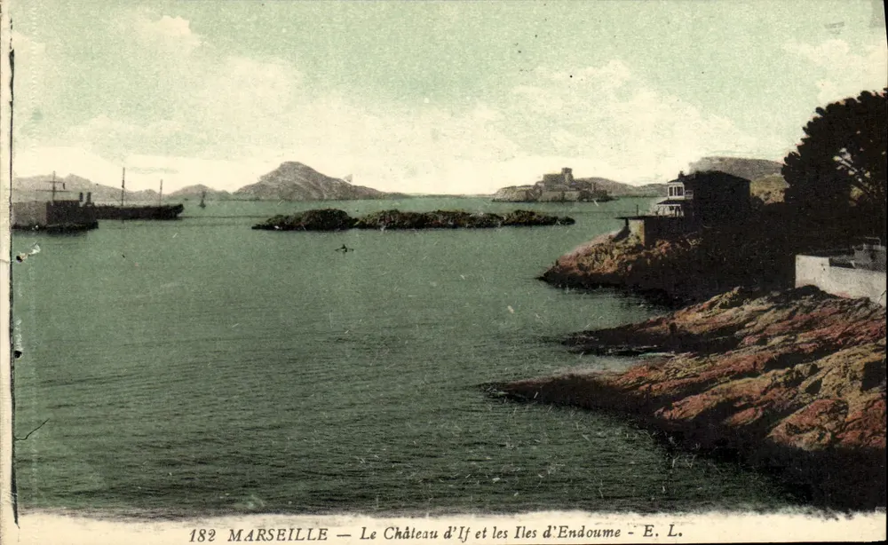 Marseille — Schloss If und die Inseln Endoume — E. L. n°182 - Vorderseite