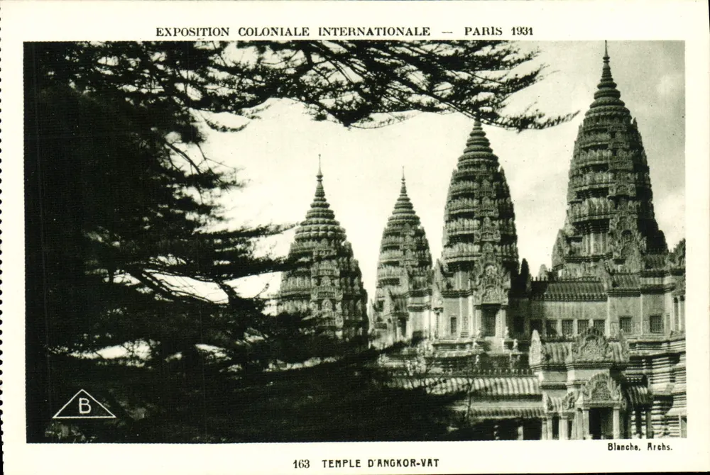 Tempel von Angkor-Vat — Internationale Kolonialausstellung — Paris 1931 — Blancho, Archs. - Vorderseite