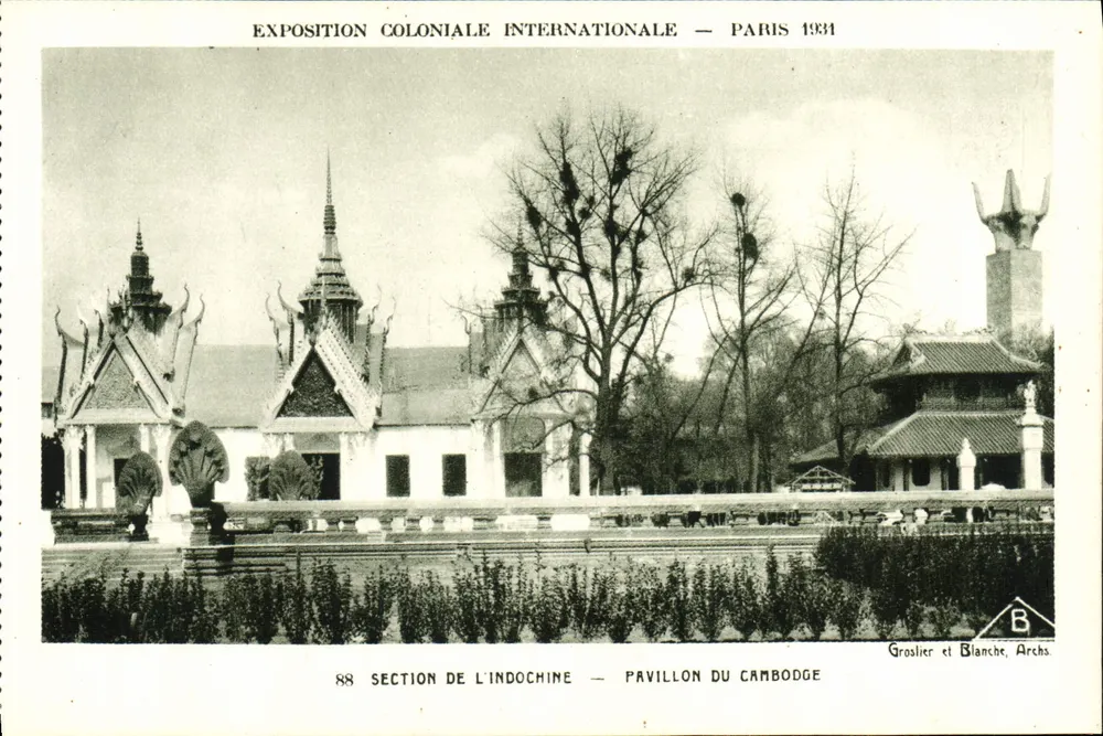 Pavillon Kambodschas — Internationale Kolonialausstellung — Paris 1934 — Groslier et Blanche, Archos - Vorderseite