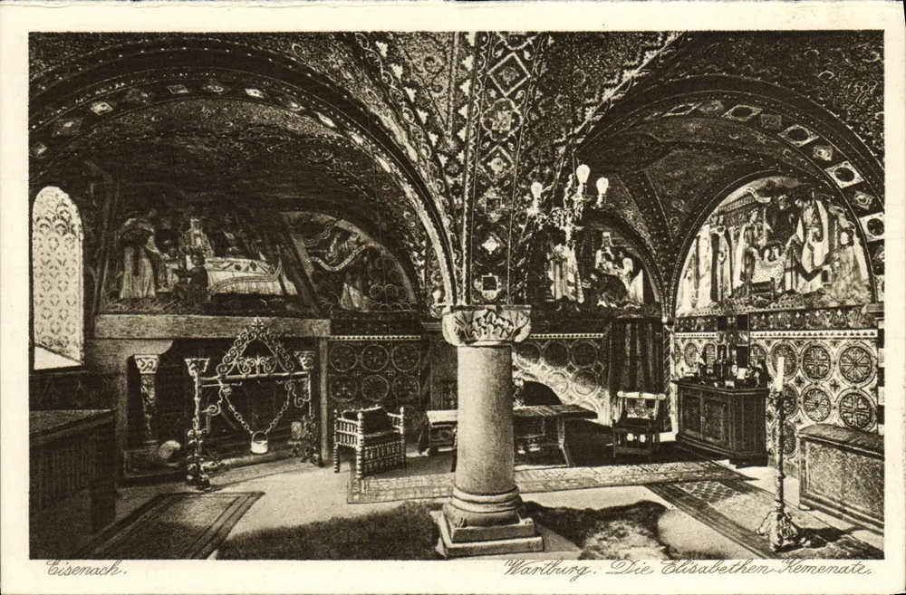 Warburg. Elisabethen-Kemenate — Eisenach — Bruno Hansmann, Nr. 1514 - Vorderseite