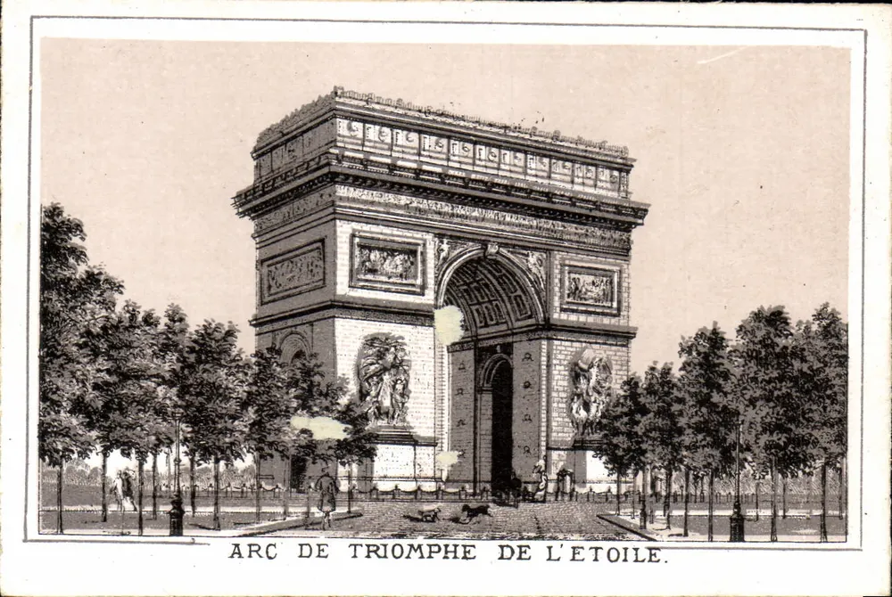 Arco do Triunfo da Estrela — Paris - Frente