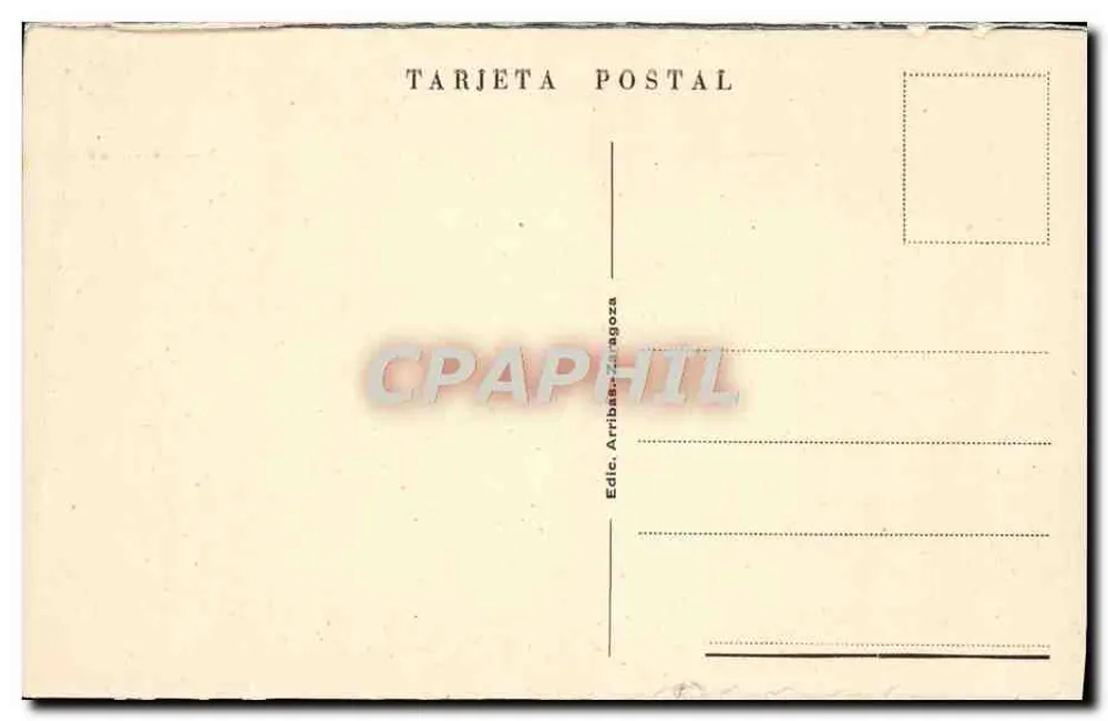 Santiago de Compostela — Kathedrale, Uhrturm und Heilige Tür — Verlag Arribas-Zaragoza, Nr. 7 - Rückseite