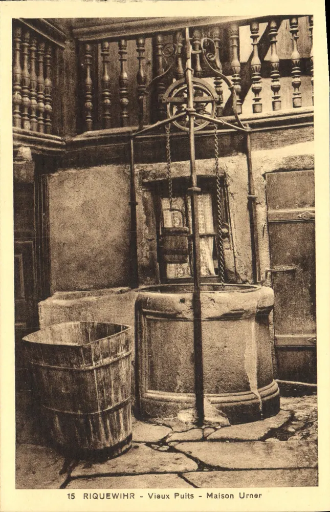 Riquewihr - Alter Brunnen - Haus Urner — n°15 - Vorderseite