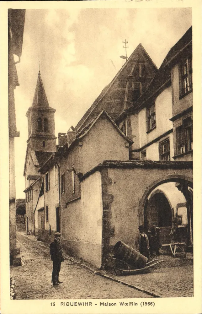 Riquewihr - Casa Wœlflin (1566) — editor Edition Niparco, n° 16 - Frente