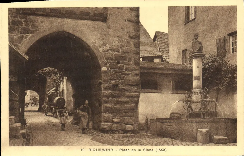 Riquewihr - Place de la Sinne (1560) — editor Wilbreco, n° 19 - Frente