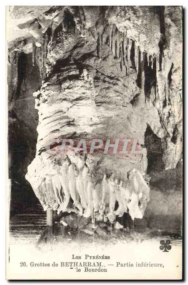 Grutas de BETHARRAM — Parte inferior, o Bourdon — Os Pirineus - Frente