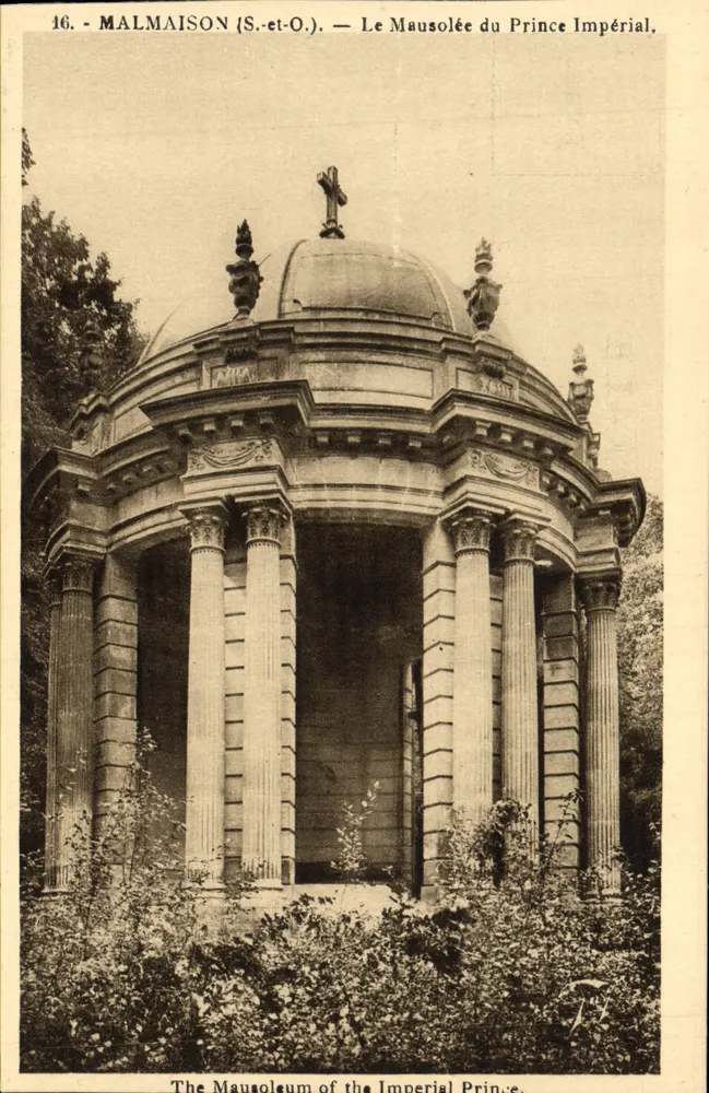 Malmaison (S.-et-O.) — O Mausoléu do Príncipe Imperial — A. Leconie, Paris - Frente