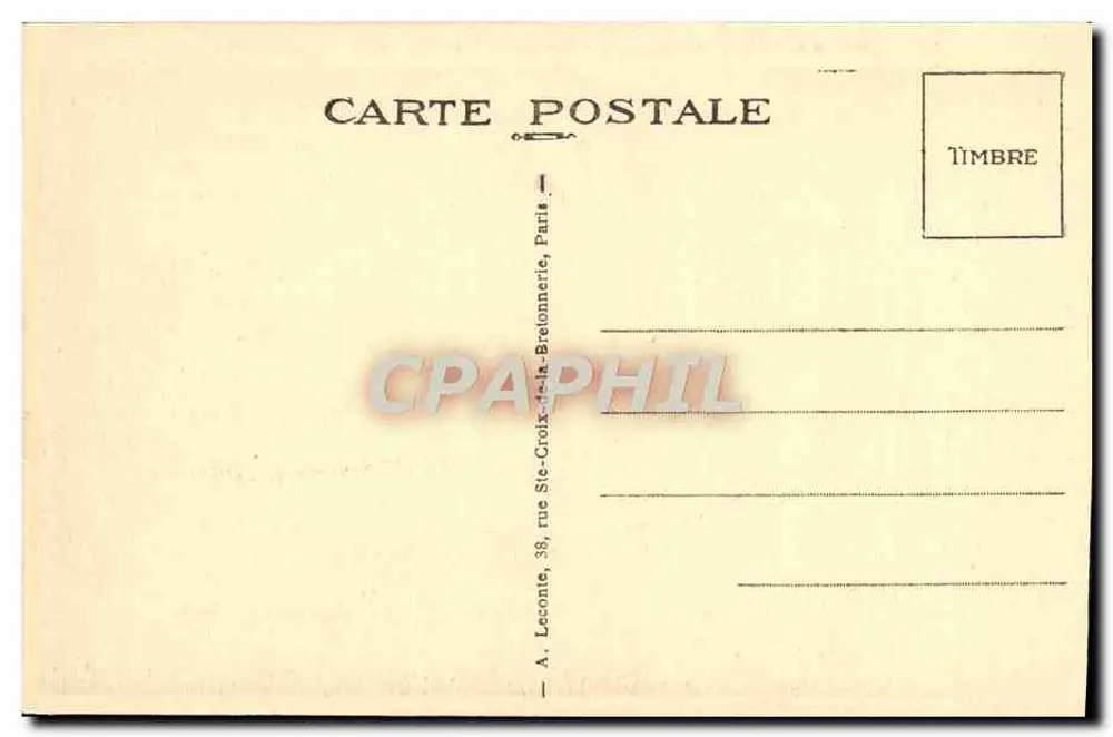 Malmaison (S.-et-O.) — O Mausoléu do Príncipe Imperial — A. Leconie, Paris - Verso