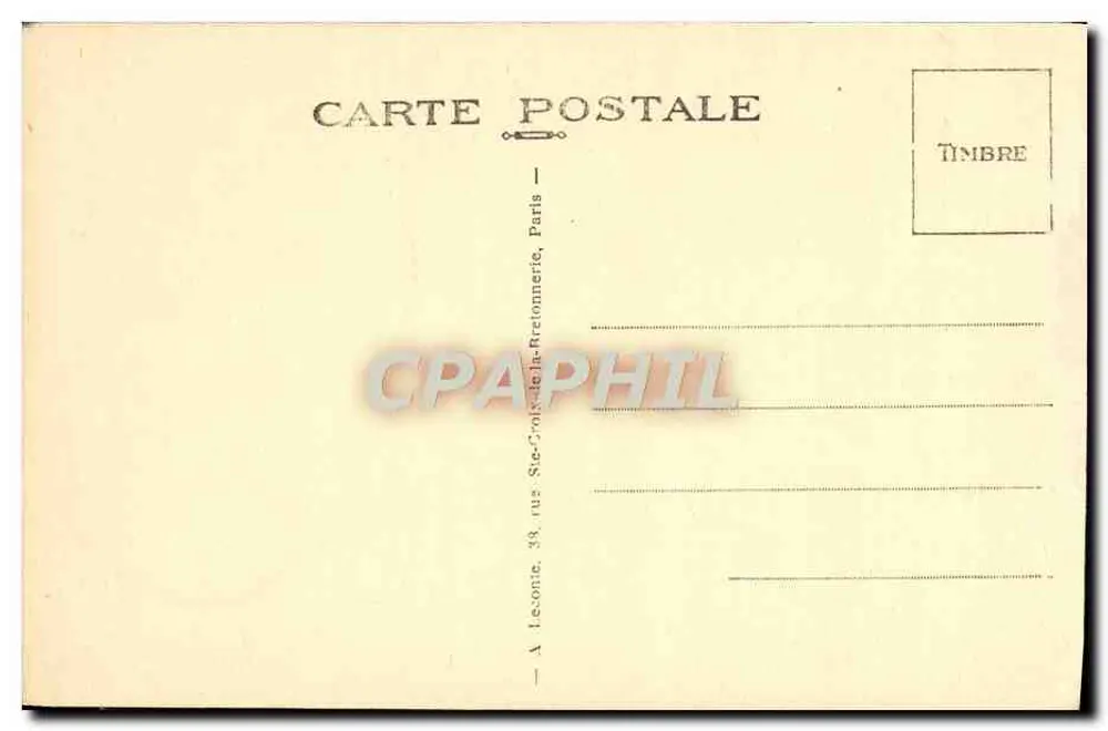 Malmaison (S.-et-O.) — Die Opale, der Kaiserkutsche — Verlag Fey, Nr. 20 - Rückseite