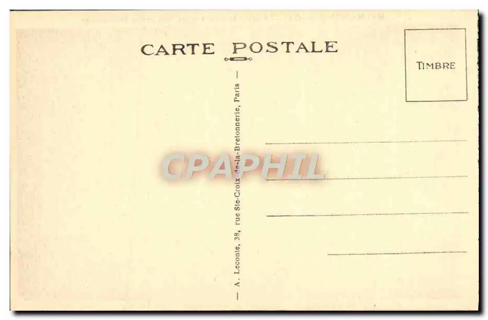 Malmaison (S.-et-O.) — A Biblioteca — The Library - Verso