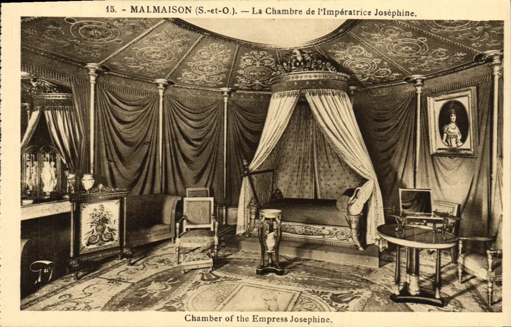 Malmaison (S.-et-O.) — A câmara da Imperatriz Joséphine — A. Leconte, Paris - Frente