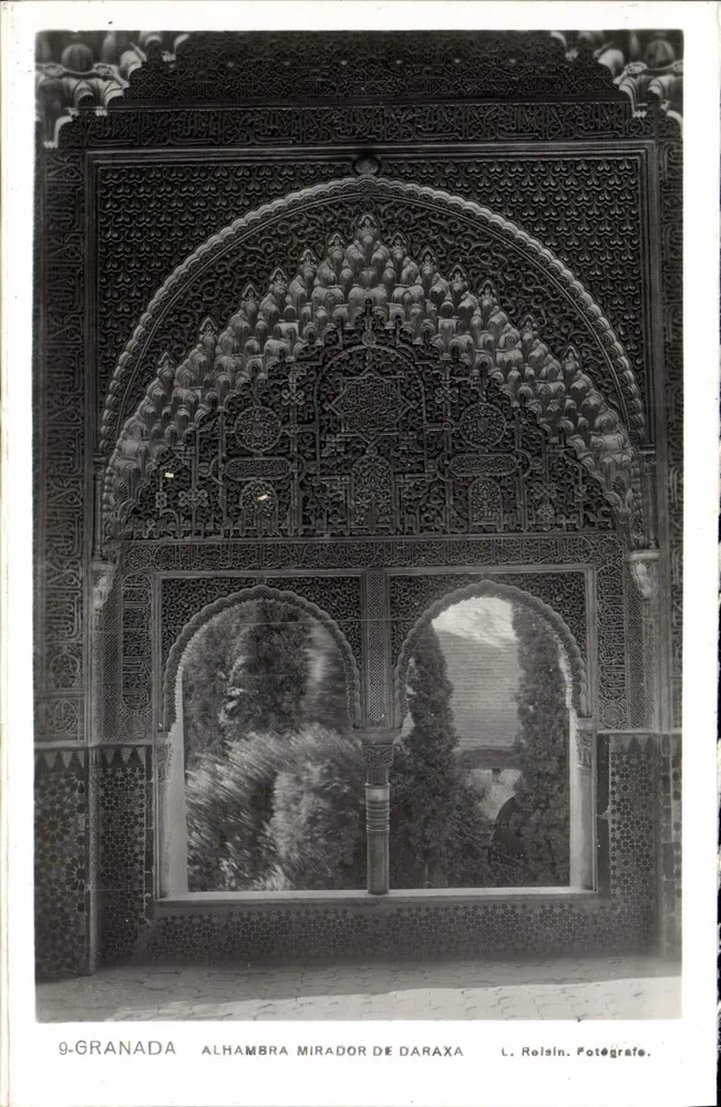 Alhambra - Mirador de Daraxa — Granada — L. Roisin, Fotógrafo - Frente