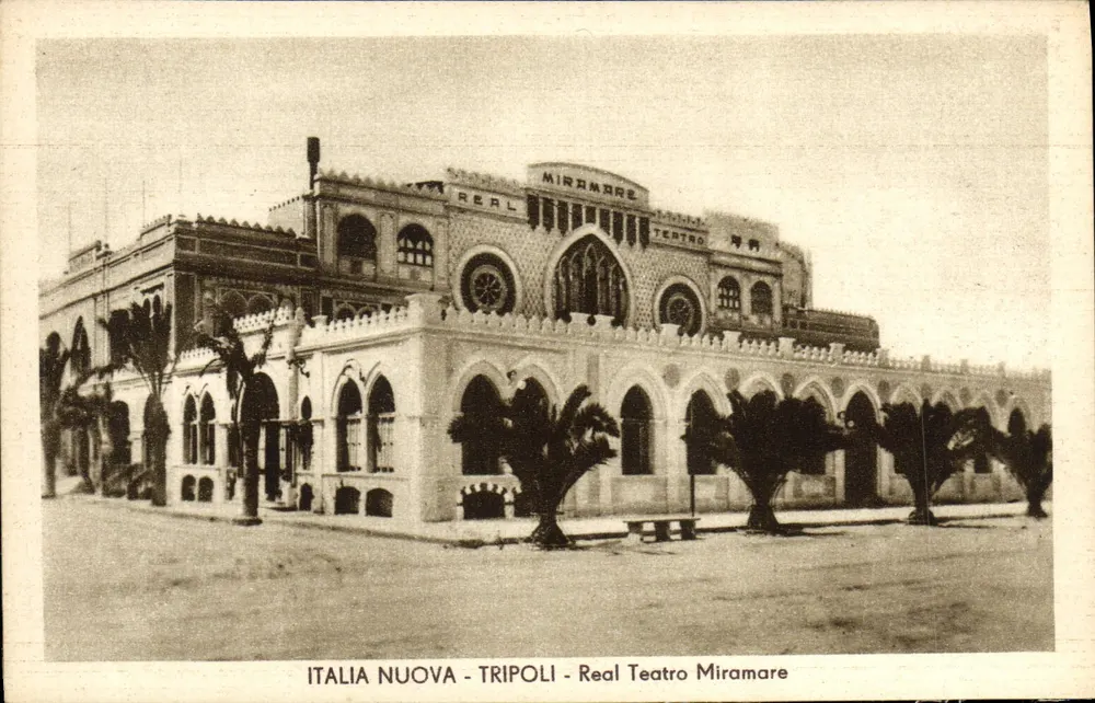 Real Teatro Miramare — Tripoli — Neues Italien - Vorderseite