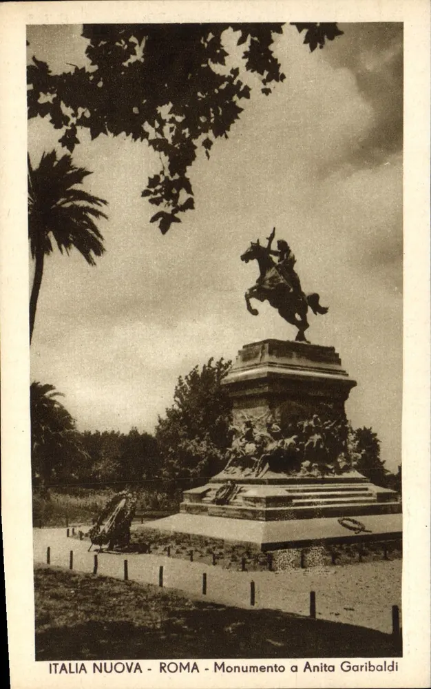 Denkmal für Anita Garibaldi — Rom — Verlag Italia Nuova - Vorderseite