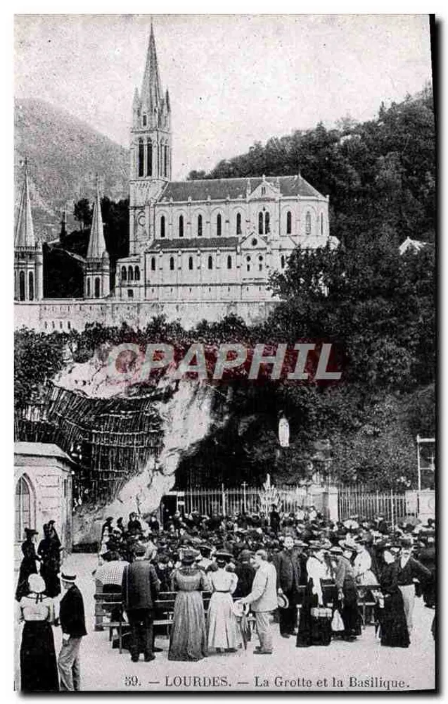 LOURDES — A Gruta e a Basílica — n°39 - Frente
