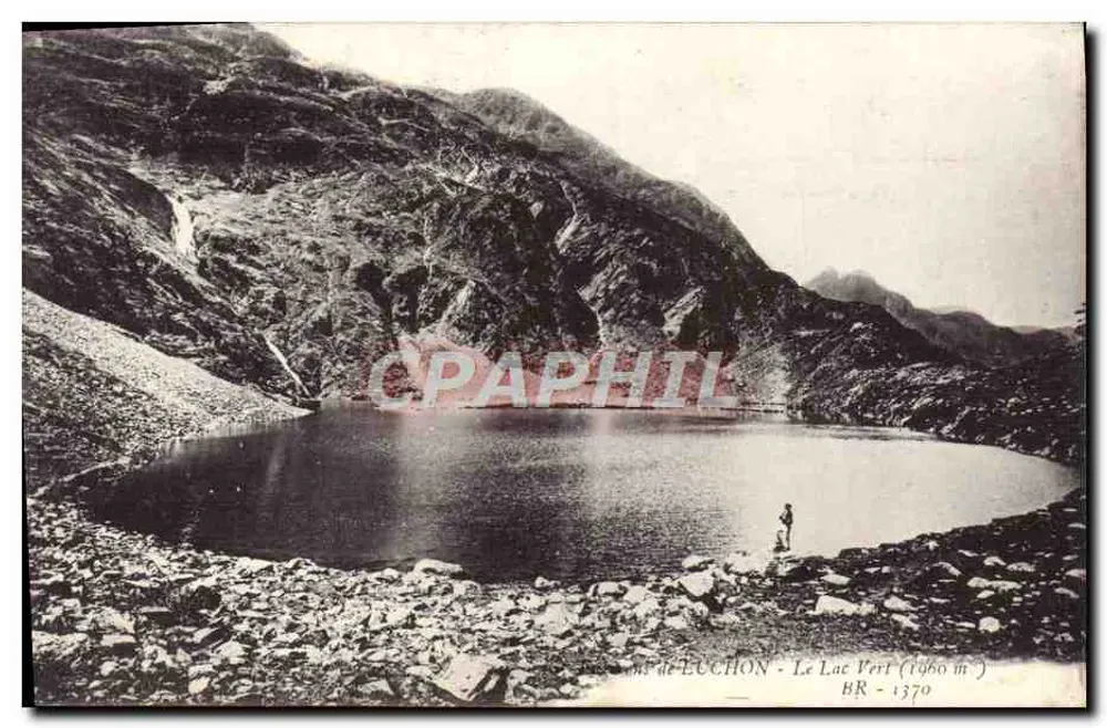 Lago Verde (1960 m) - Montanhas de Luchon — Editor BR, n° 1370 - Frente