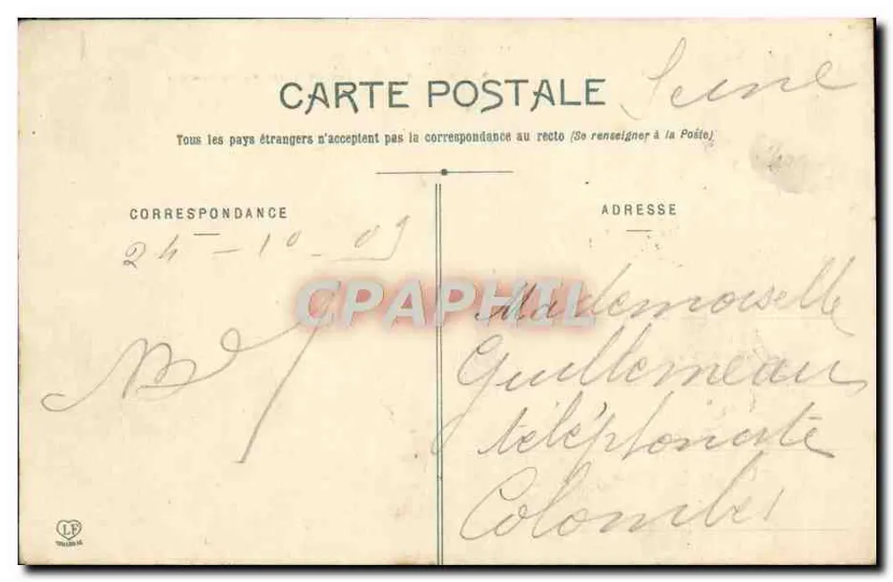 Le Pic du Midi de Bigorre — Ansicht des Observatoriums vom Gipfel — Phototyp Frères Toulouse, Nr. 141 - Rückseite
