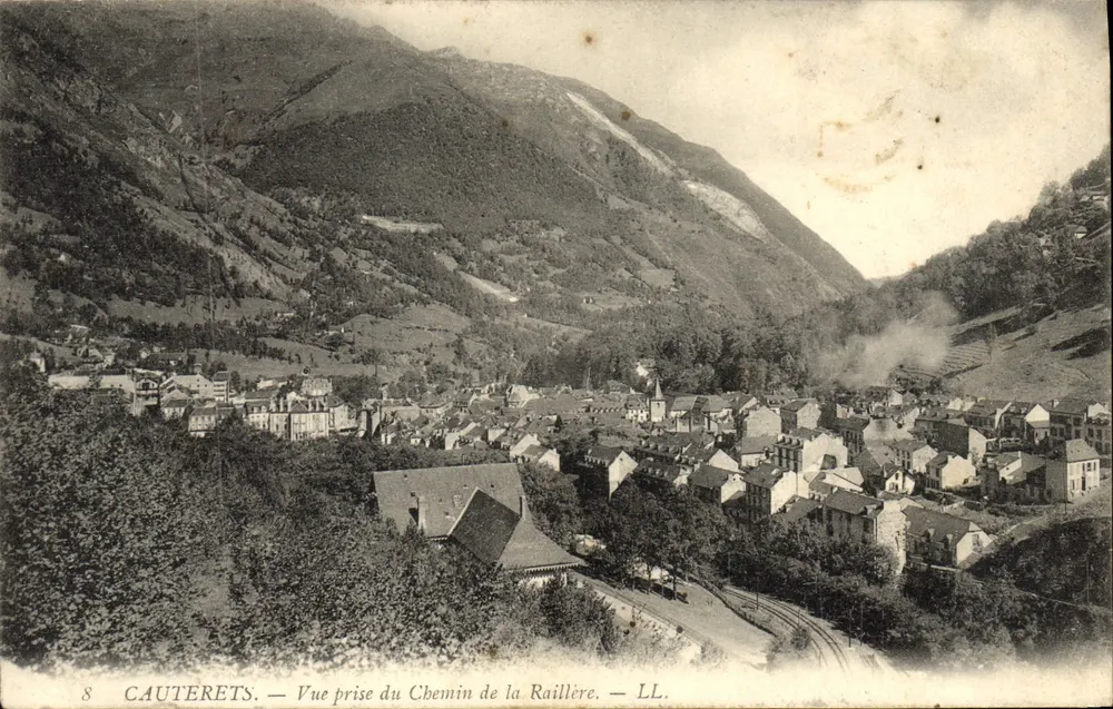 Cauterets — Ansicht vom Chemin de la Raillère — LL. - Vorderseite