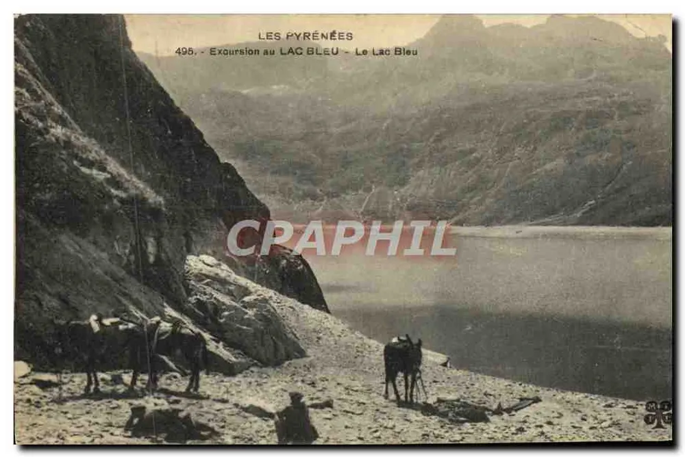 De Pyreneeën — Tocht naar het Blauwe Meer — n°496 - Voorkant