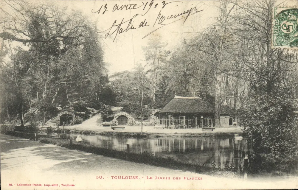 Toulouse - O Jardim das Plantas — Labouche frères, imp.-édit, Toulouse, n°50 - Frente