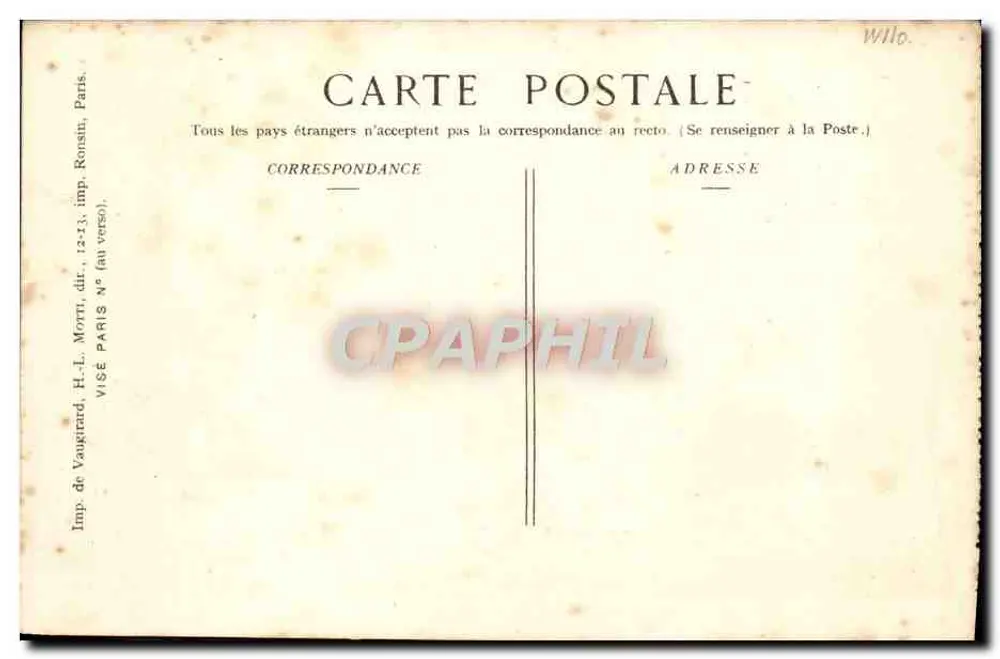Gerbéviller — Nach dem Bombardement — Ed. Pays de France n°125 - Rückseite
