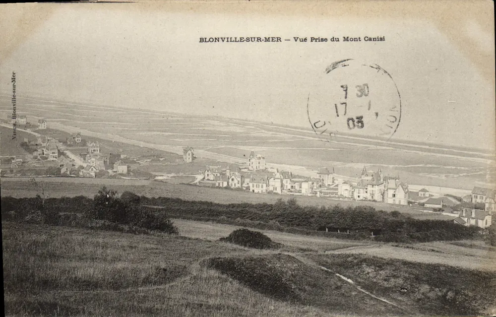 Blonville-sur-Mer — Ansicht vom Mont Canisi — Yves & Blonville-sur-Mer - Vorderseite