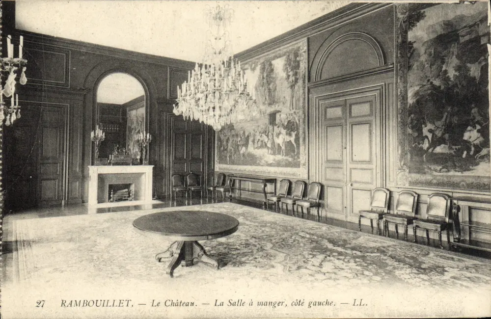 Rambouillet — Das Schloss — Die Speisekammer, linke Seite — I.L. - Vorderseite