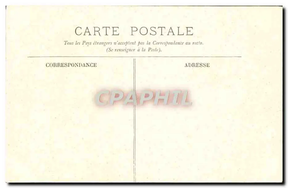 Calais — La Porte de Calais y la Catedral — LL. - Reverso