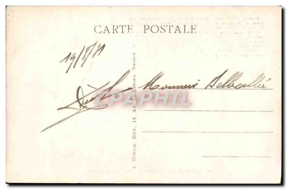Castelo das Ostras — História romântica — Editor não identificado - Verso