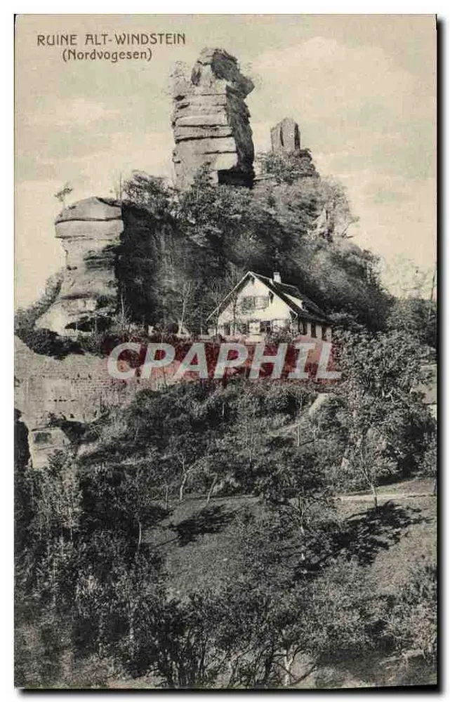 अल्ट-विंडस्टेन के अवशेष — उत्तरी वॉस्ग्स — प्रकाशक एमिल हार्टमैन, स्ट्रासबर्ग, संख्या 149/93 - आगे