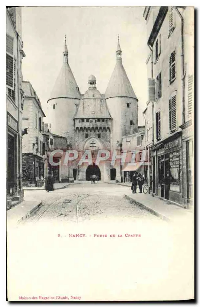 Nancy - Porta da Craffe — Maison des Magasins Réunis, Nancy - Frente