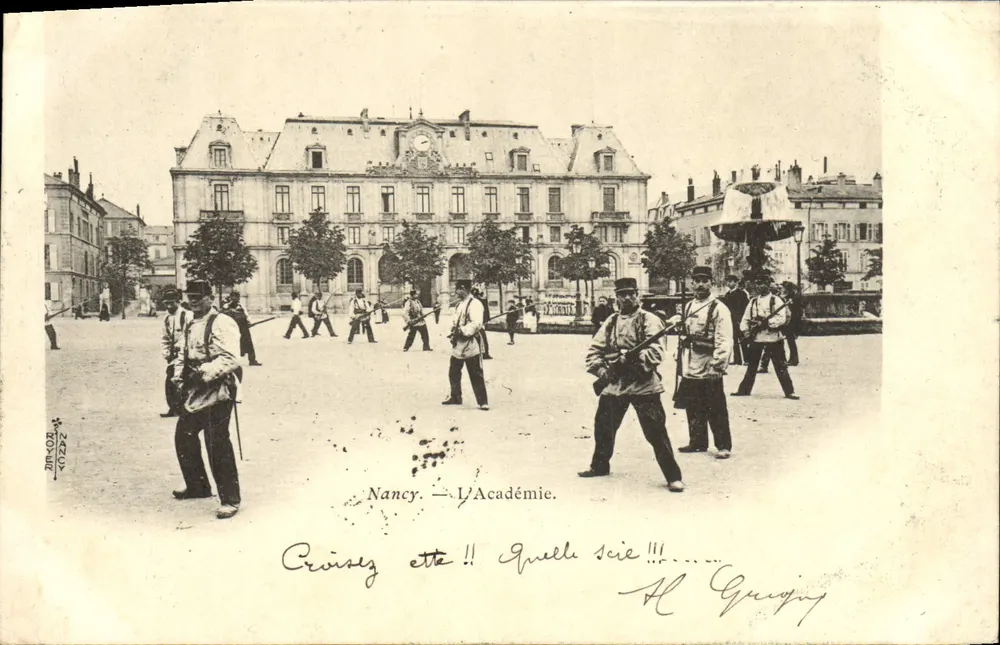 Nancy — Die Akademie — Grigny - Vorderseite