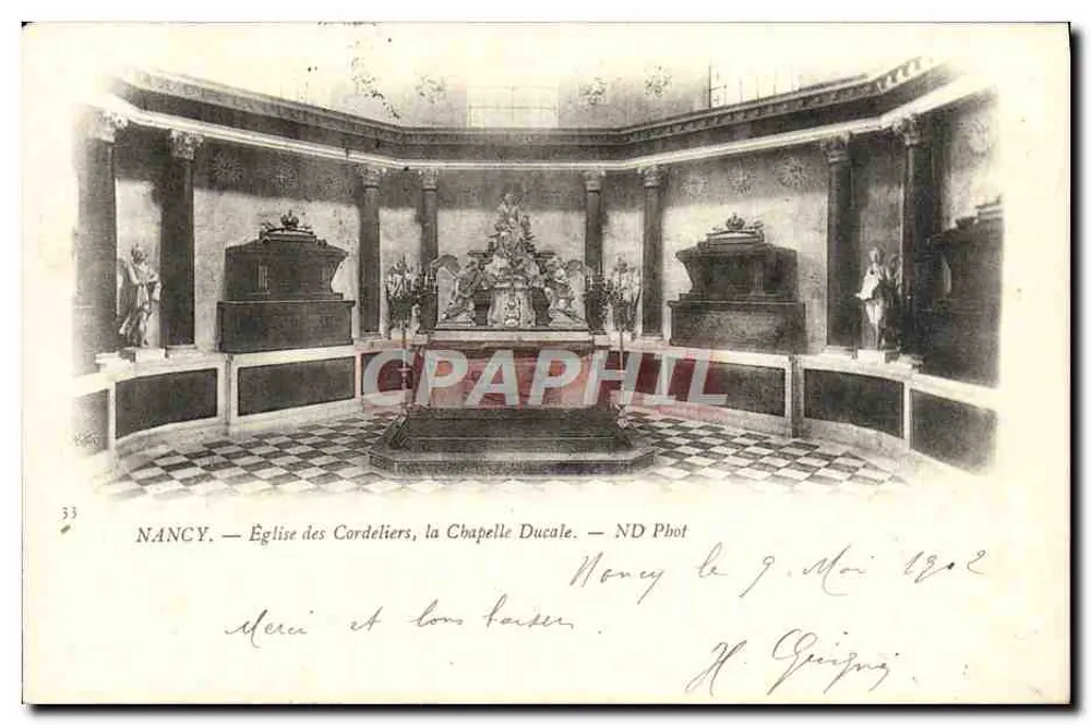 Nancy — Kirche der Cordeliers, die Ducal Kapelle — ND Pbot - Vorderseite