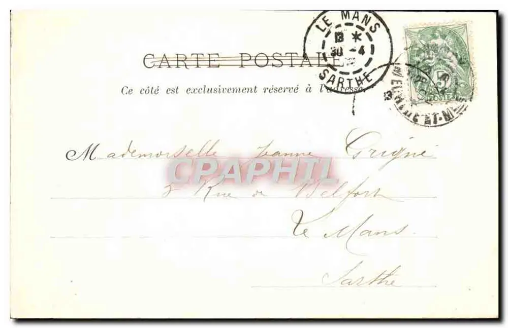 Nancy — Grades da Place Stanislas — H. Grieppe - Verso
