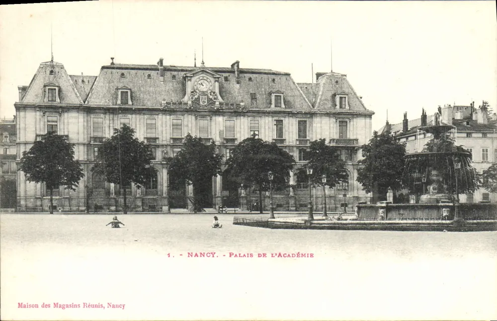 NANCY - Palácio da Academia — Casa dos Lojas Unidas, Nancy - Frente