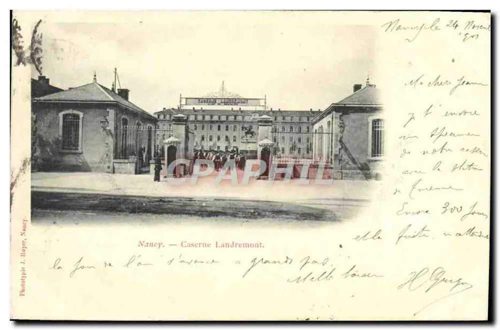 Nancy — Kasematte Landremont — Fototype J. Royer, Nancy - Voorkant