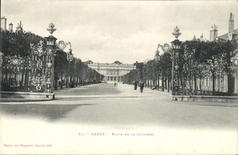 Nancy - Place de la Carrière — Huis van de Verenigde Winkels, uitg. n°21 - Voorkant