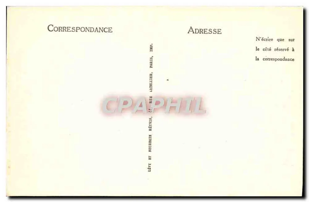Lourdes - Vista Geral e o Pic du Jer - LL - Verso