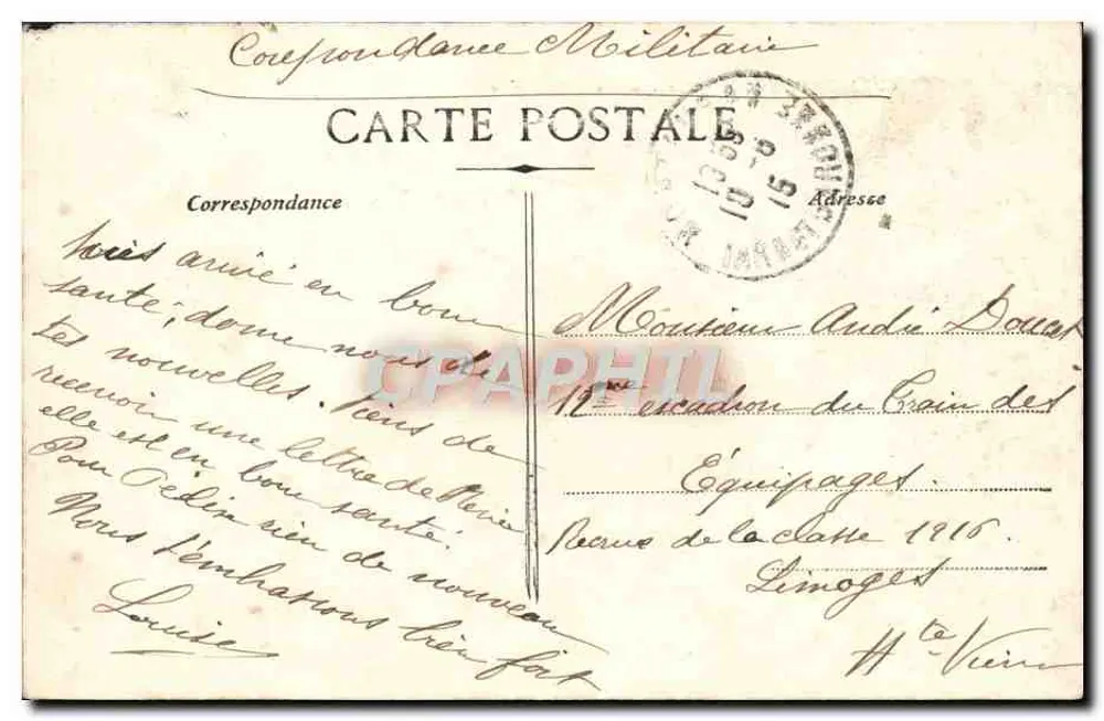 Montauban - Praça da Prefeitura — Foto E. Gimet, n°62 - Verso
