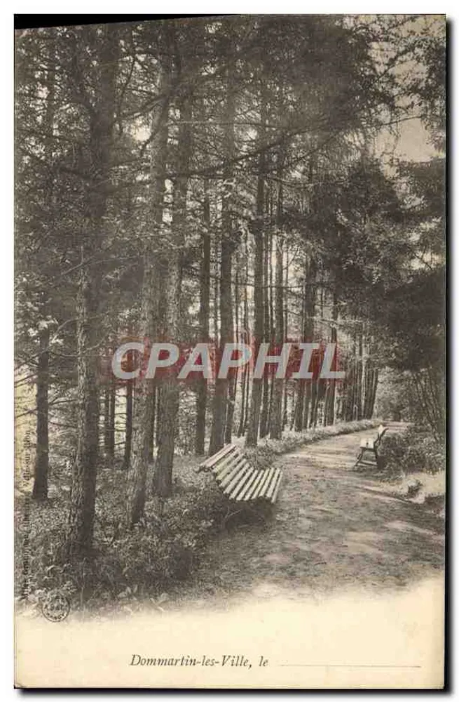 Dommartin-les-Ville — Bos met bankjes — Uitgever: Photo-Graphique de Dommartin-les-Ville - Voorkant